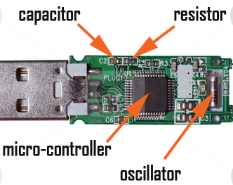 USB Flash Drive circuit board