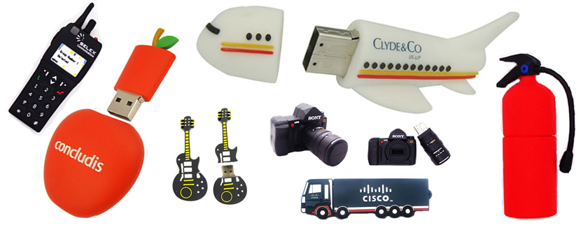 custom shaped flash drives