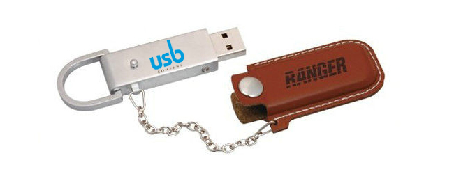 leather USB memory stick