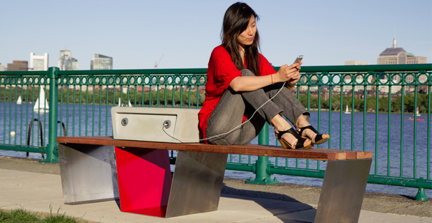 Are solar panelled USB benches a thing of the future?