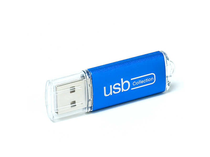 Clear USB flash drive