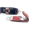 Branded Leather keyfob USB