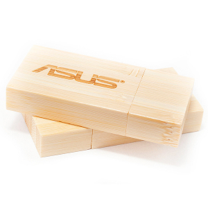 Wooden USB square flash drives