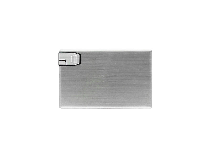Satire Nogen som helst damp Metal USB Credit Card - USBcompany.co.uk